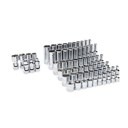 GEARWRENCH 68 Piece 1/4” Drive Master SAE Socket Set in Foam Storage Tray - GWMSSKT14SAE - size: One Size, style: 1/4" Chrome Sockets