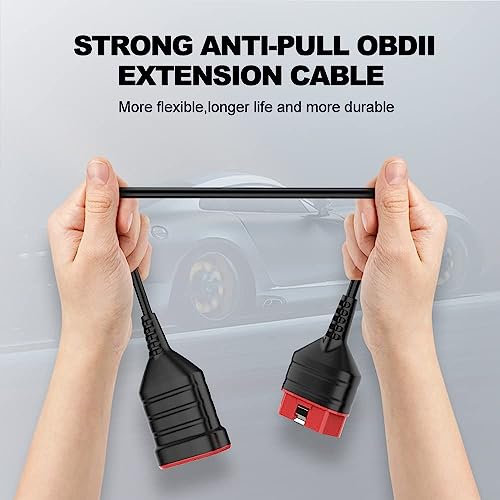 THINKCAR Scanner THINKSCAN 662 OBD2 Scanner + Universal 16 Pin Male to Female OBD2 Extension Cable
