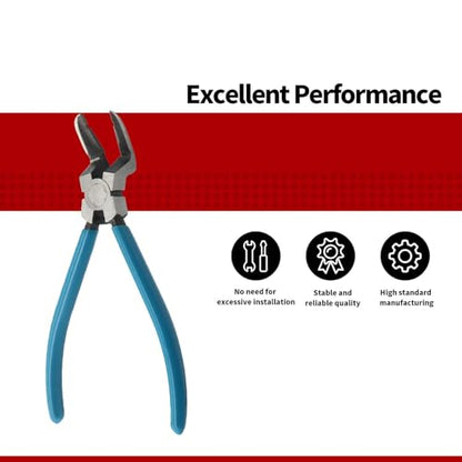 Nakkaa Mutipurpose Diagonal Cutting Pliers Rivet Remover | Car Push Retainer Car Trim Clip Pry Puller Clips Panel Assortments Puller Tool