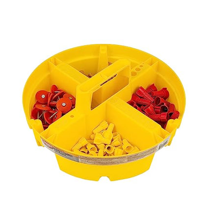 Bucket Boss - Bucket Stacker Small Parts Organizer, Bucket Organization (15051), Yellow (Pack of 2) - size: 1 Count (Pack of 2)