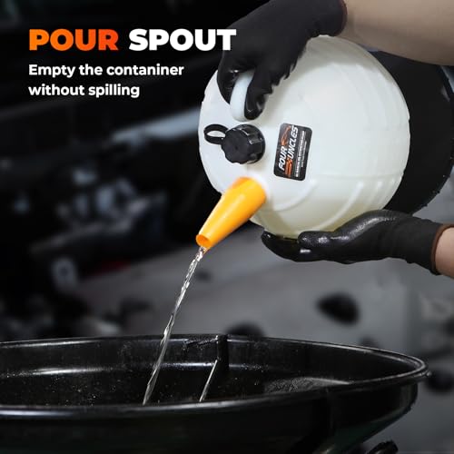 FOUR UNCLES Oil Extractor Pump - Fluid Extractor with 59" Main Hose, Three 41" Extension Tubes for Oil Change, a Hose for Brake Bleeding