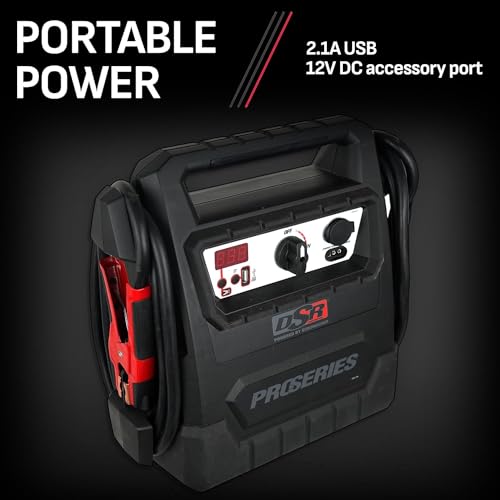 Schumacher Electric DSR ProSeries Car Battery Jump Starter, Maintainer & Portable Power Station - 12V 4000 Peak Amps & 700 Cranking Amps - with DC & USB Charging Ports - DSR159 - style: DSR159