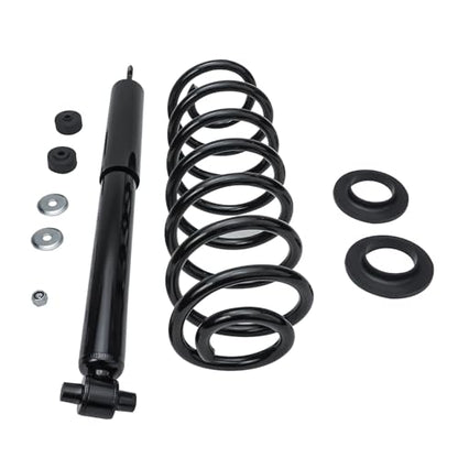 Detroit Axle - Rear Struts for 2003-2011 Ford Crown Victoria Lincoln Town Car Grand Marquis Complete 2 Struts with Coil Spring 2004 2005 2006 2007 2008 2009 2010 Replacement Ready Struts Assembly