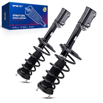 KAX Rear Struts for Toyota 2007 2008 2009 2010 2011 Camry, 2008 2009 2010 2011 2012 Avalon Rear Shocks Quick Complete Struts Assembly with Coil Spring Set of 2, Replace 172309 172310 | Replace OE 172309,172310,for 2007-2011 Camry 2.4L/3.5L,2010-2011 Camry
