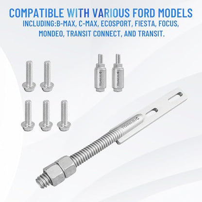 303-1611 Engine Crankshaft Belt Pulley Removal Tool 1:5 Torque Multiplier for with 21mm and 24mm Center Socket for Ford 1.0 & 2.0 ECOBOOST Duratec Engines