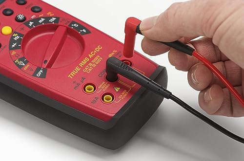 Fluke TL175 Twistguard Test Leads, 2 mm Diameter Probe Tips - size: 56.5"