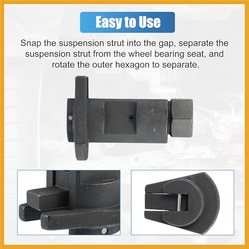 Universal 5.0-11.5mm Suspension Strut Spreader Tool Car Strut Shock Absorber Dismantle Spreader Remover Strut Socket for Audi for VW for BMW for Ford Replacement