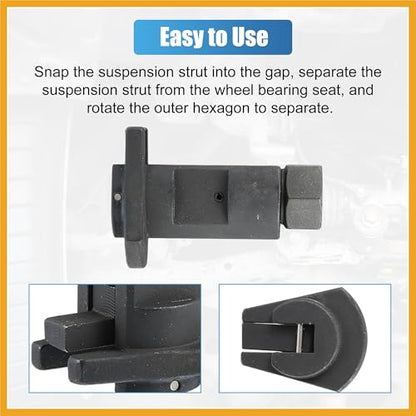 Universal 5.0-11.5mm Suspension Strut Spreader Tool Car Strut Shock Absorber Dismantle Spreader Remover Strut Socket for Audi for VW for BMW for Ford Replacement