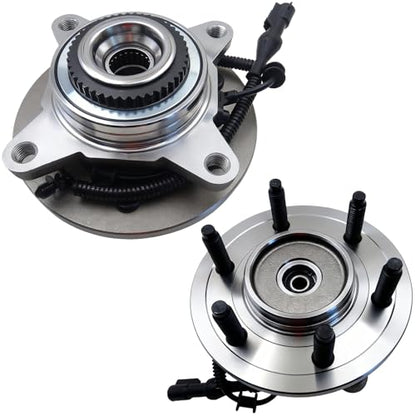 515079 Front Wheel Bearing Hub Assembly for 2004 2005 2006 2007 2008 F-150 F150 Expedition, 2003-2008 Lincoln Navigator Mark LT 4WD (2PCS) - size: 515079