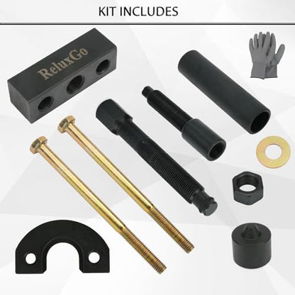 ReluxGo Transmission Mainshaft Inner Bearing Race Tool Installer Puller for Harley Davidson Big Twin 5 and 6 Speed 1984-present # 34902-84, Harley Bearing Removal Installation Motorcycle Tool Kit