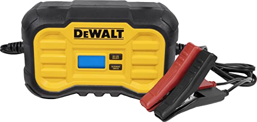 DeWalt DXAEC10 10 Amp Battery Charger for Vehicles | 6V or 12V Selector, Lithium LiFePO4 or Lead Acid Batteries - size: 10 Amp