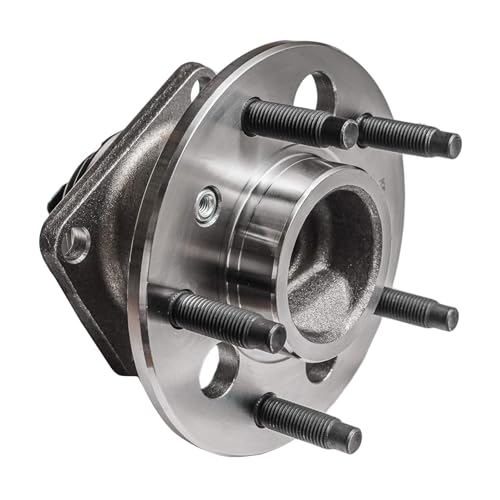 Detroit Axle - Rear Wheel Bearing Hub for Chevrolet Malibu Buick Lucerne LeSabre Cadillac DTS DeVille Oldsmobile Aurora Pontiac Grand Am, w/ABS & 5-Lug Wheel Bearing & Hub Assembly Replacement - size: 512003-DA/Single