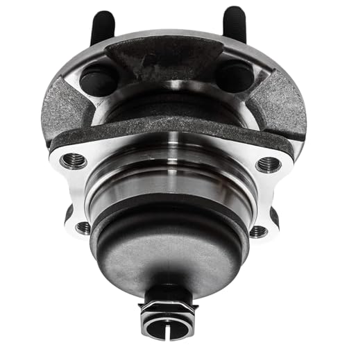 Detroit Axle - Pair Rear Wheel Bearing Hub Assembly for 2001-2007 Chrysler Town & Country, 2001-2003 Voyager, 2001-2007 Dodge Caravan/Grand Caravan FWD 5 Lugs with 4-Wheel ABS - style: 512169 x2/Pair
