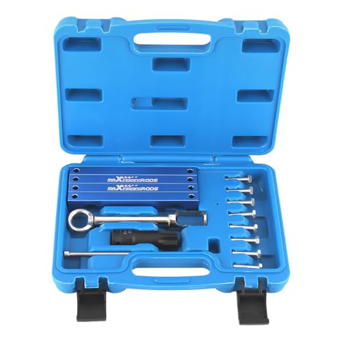 maXpeedingrods Engine Camshaft Alignment Locking Timing Tool Kit for Mercedes Benz M133 M152 M157 M270 M274 M276 M278, with T100 Camshaft Scoket Fuel Injector Puller - style: 7 Pcs
