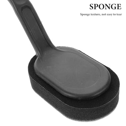 Garneck Car Tire Waxing Brush Set with Replaceable Sponge Pads, 6pcs Sturdy Tire Shine Applicator for Automotive Detailing and Wheel Cleaning
