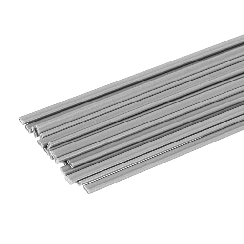HARFINGTON 2set(10pcs) Plastic Welding Rods 8inch PVC Welding Strips Welder Rods for Car Bumper Kayak Daily Repair Plastic Welder Car Bumpers, Gray - color: Gray, size: 8inch