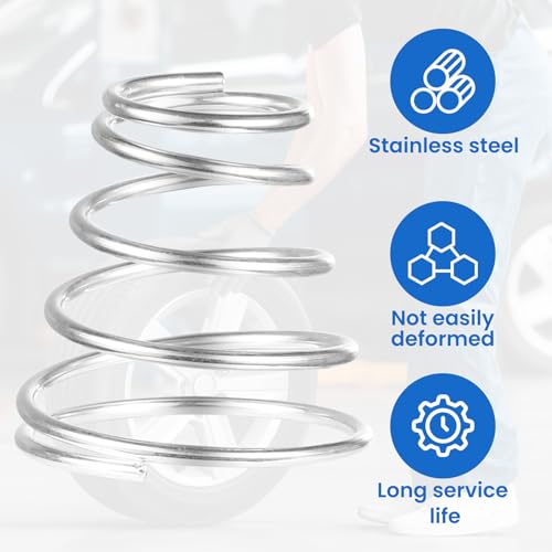 Zookpr 40mm Wheel Balancer Centering Spring, Stainless Steel Wheel Balancer Cone Spring, Ideal for Repair Shops & DIY Users