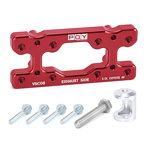 Engine Valve Spring Compressor Tool Compatible with Modular Ford F-150 5.0L Mustang Coyote 4 Valve Engine Trac Magnetic Screw Retainer Red - color: red