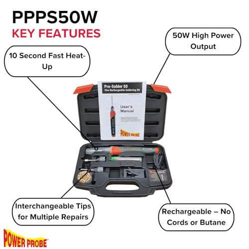 Power Probe Pro-Solder 50 Butane Soldering Iron (PPPS50W)