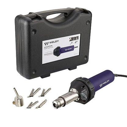 Hot Blast Torch Overlap Air Welding Gun Welder Pistol Tool Hot Air Gun 1600W (120 Voltage and speed nozzle) - style: 120 Voltage and speed nozzle