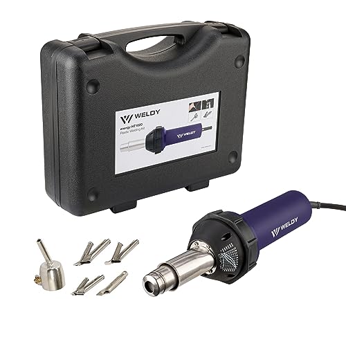 Hot Blast Torch Overlap Air Welding Gun Welder Pistol Tool Hot Air Gun 1600W (120 Voltage and speed nozzle) - style: 120 Voltage and speed nozzle
