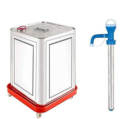 Oil Pump Plastic Oil Pump Kitchen Oil Pump Manual Hand Oil Pump Unique Design Oil Pump (Multicolour)