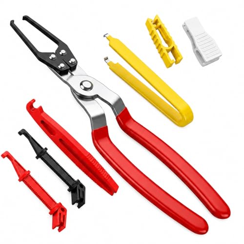 7PCS Relay and Fuse Puller Tool Set, Heavy Duty Automotive Pliers | For removing car fuses and relays, Non-slip electrical removal kit for tight spaces