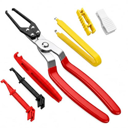 7PCS Relay and Fuse Puller Tool Set, Heavy Duty Automotive Pliers | For removing car fuses and relays, Non-slip electrical removal kit for tight spaces