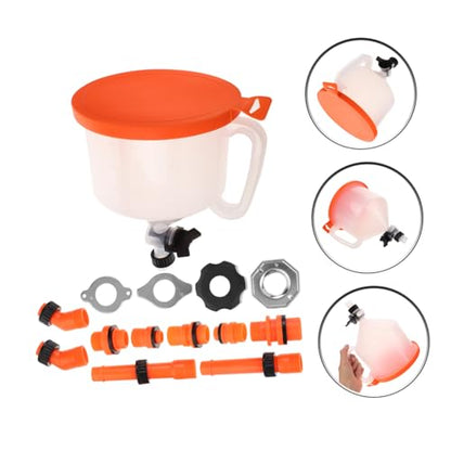 Ciieeo Coolant Funnel Kit 15pcs Oil Funnel for Car Spill Proof Filling Kit Radiator Flush Tool Universal Car Supplies