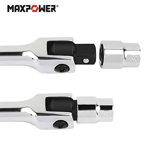 MAXPOWER 1/2-Inch Drive 24-Inch Breaker Bar Flex Handle