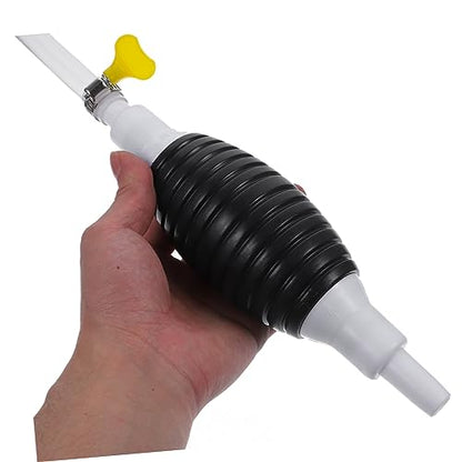 1set Manual Siphon Pump Flexible Hose for Quick Liquid Transfer from Fish Tank Oil and Water No Mouth Siphoning Needed