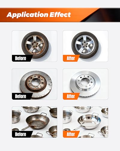 2Pcs Wheel Brake Hub Cleaning Disc,Hub Cleaner Resurfacing Tool Brush Iron for Dust Remover Wheel Stud Cleaner Automotive Tools Fits Power Drill or 1/2" Impact Driven Wrenches for Cars,Nuts,Motorcycle