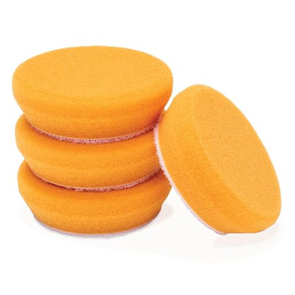 Griot's Garage 2" BOSS Correcting Foam Pads for Car Polishing, Buffing, Detailing and Light to Moderate Auto Paint Correction, Durable, Machine-Washable, Pack of 4 - size: 2" Pads (Set of 4)