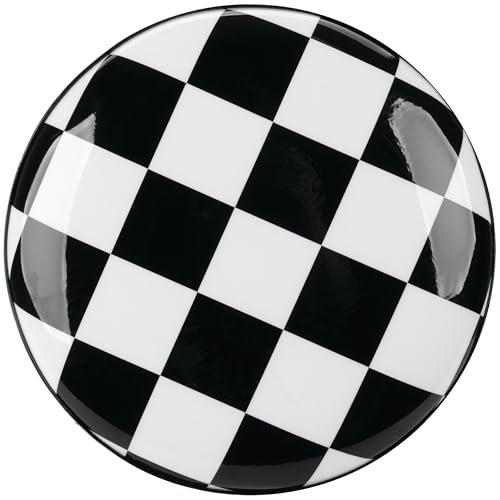 Performance Tool W85023 28-1/2-Inch Checkerboard 360 Degree Swivel Stool, Heavy Duty Steel Frame Is Perfect for Home, Bar and Shop - style: Checkerboard Swivel Bar Stool