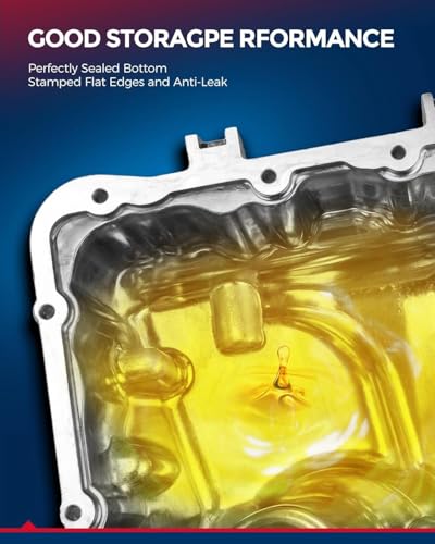KAX FP53A Engine oil pan with Drain Plug Compatible with 2005-2007 Five Hundred/Freestyle/Montego - color: Engine oil pan, size: FP53A for Five Hundred, Freestyle