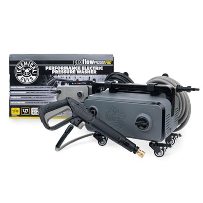 Chemical Guys, PM2000 PRO Electric Pressure Washer, 2030 PSI, 25 ft Hose | For car wash and home, 2030 PSI 1.77 GPM, 14.5 amp electric pressure washer for home use
