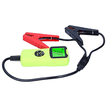 Generic Digital Car Battery Tester Automotive Analyzer for 12V Battery Diagnostic Tool ABS (Green) - color: Green