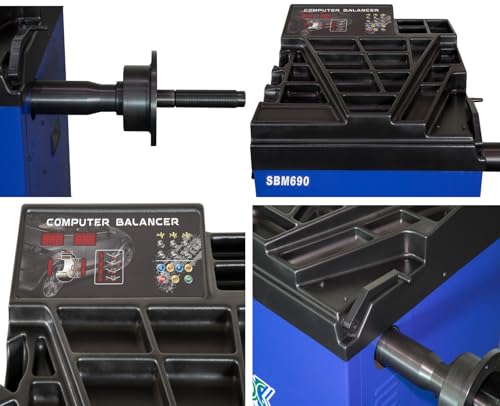 XK New Model 988 Tire Changer Tire Machine Wheel Changers Combo 690 Balancer Rim Clamp with 36 Month Part Replacements 110V - color: Model: 988+690