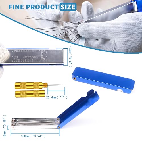 Carburetors Carbon Dirt Jet Remove Cleaner, 13 Cleaning Wires Set + 10 Cleaning Needles + 5 Nylon Brushes + 1 Sharp Pick Tool Kit, Compatible with Motorcycle ATV Moped Welder Carb Chainsaw - size: 13 Cleaning Wires Set