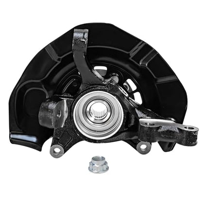 Detroit Axle - Front Steering Knuckles & Wheel Hub Bearings Outer Tie Rods Replacement for 2007-2011 Lexus ES350 Toyota Camry - 4pc Set - size: 4SU50565/Kit