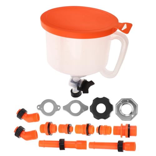 Cabilock Coolant Filling Funnel Kit Radiator Coolant Refill Funnel 15pcs Car Supplies Spill Proof Filling Tool