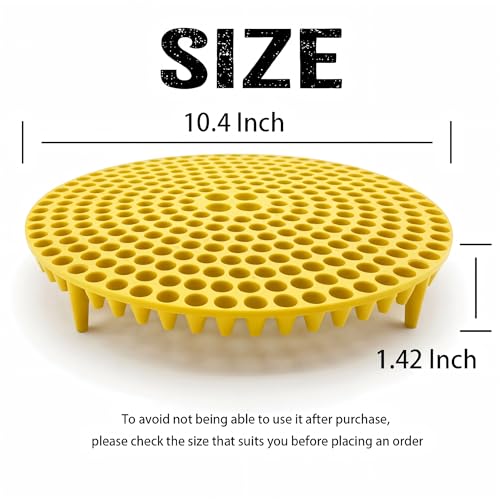 10.4" Heavy Duty Car Wash Bucket Insert (2-Pack) & Wash Mitt Kit - 10.6 oz Detailing Dirt Separator & Grit Trap, Scratch-Free Auto Wash, Fits 3.5 to 5 Gallon Buckets (Yellow Kit) - color: 2pack Yellow