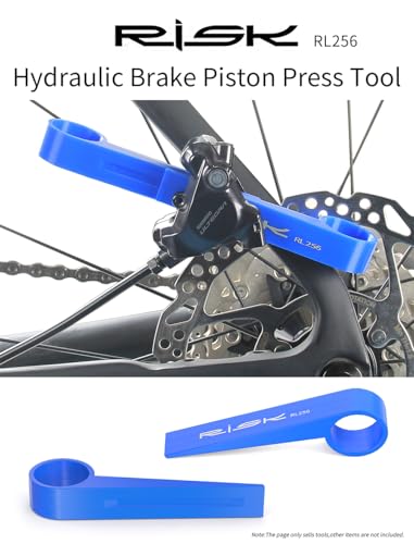 Bike Hydraulic Brake Piston Press Tool, High-Efficiency Disc Brake Caliper Pad Pressure Reset Spreader Hydraulic Parallel Reset Tool Compatible with Shimano and More