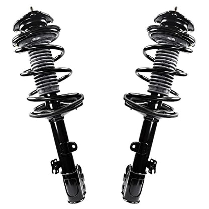 Detroit Axle - Front Struts w/Coil Springs Rear Shock Absorbers Replacement for 2011-2014 Toyota Sienna AWD - 4pc Set - size: 4AQ47200/Shock Kit