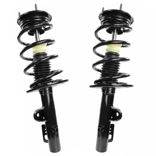 Detroit Axle - Front Struts Rear Shock Absorbers for Ford 2009 Flex, 2 Complete Struts with Coil Spring 2 Shock Absorbers Assembly Replacement Suspension Kit - size: 4AQ54135/Shock Kit