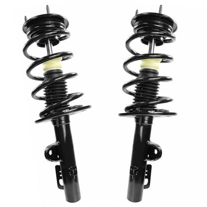 Detroit Axle - Front Struts Rear Shock Absorbers for Ford 2009 Flex, 2 Complete Struts with Coil Spring 2 Shock Absorbers Assembly Replacement Suspension Kit - size: 4AQ54135/Shock Kit