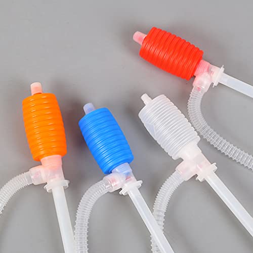 Manual Liquid Transfer Pump – High Flow Hand Operated Siphoning Kit with Flexible Hose for Gas Oil Fuel Water – Effortless Fluid Extraction for Cars Trucks Boats & Home Use
