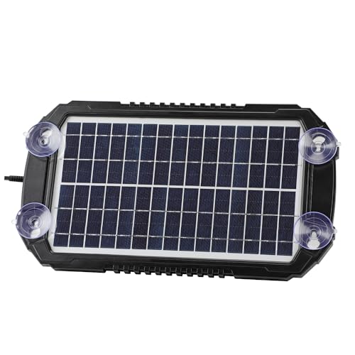 Sunway Solar Solar Car Battery Trickle Charger & Maintainer 8W 12V Waterproof Solar Panel Power Charging Kit for Car Automotive RV Marine Boat Motorcycle Truck Trailer Tractor Powersports Snowmobile - size: 8W