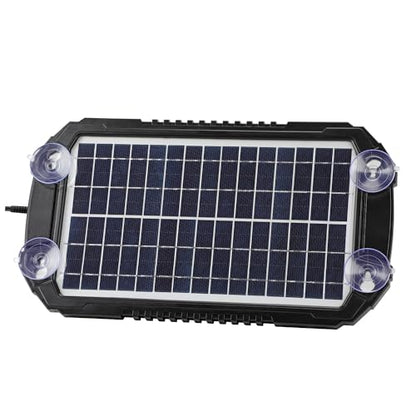 Sunway Solar Solar Car Battery Trickle Charger & Maintainer 8W 12V Waterproof Solar Panel Power Charging Kit for Car Automotive RV Marine Boat Motorcycle Truck Trailer Tractor Powersports Snowmobile - size: 8W