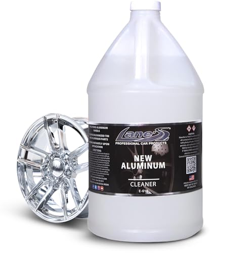 LANE'S New Aluminum Car Wheel Cleaner and Brightener | 1 Gallon (Pack of 1) | Acid Rim Cleaner, Shines & Eliminates Hard Scrubbing | Brake Dust, Oxidation & Rust Remover for Cars, SUVs, Trucks, and More - size: 128 Fl Oz (Pack of 1)